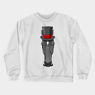 Horse with Cylinder Crewneck Sweatshirt